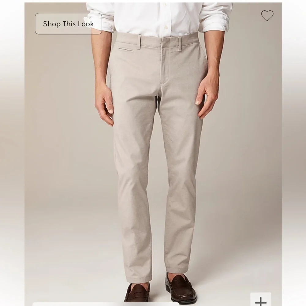 J crew khaki oxford 770™ Straight-fit tech oxford pant 30 x 32